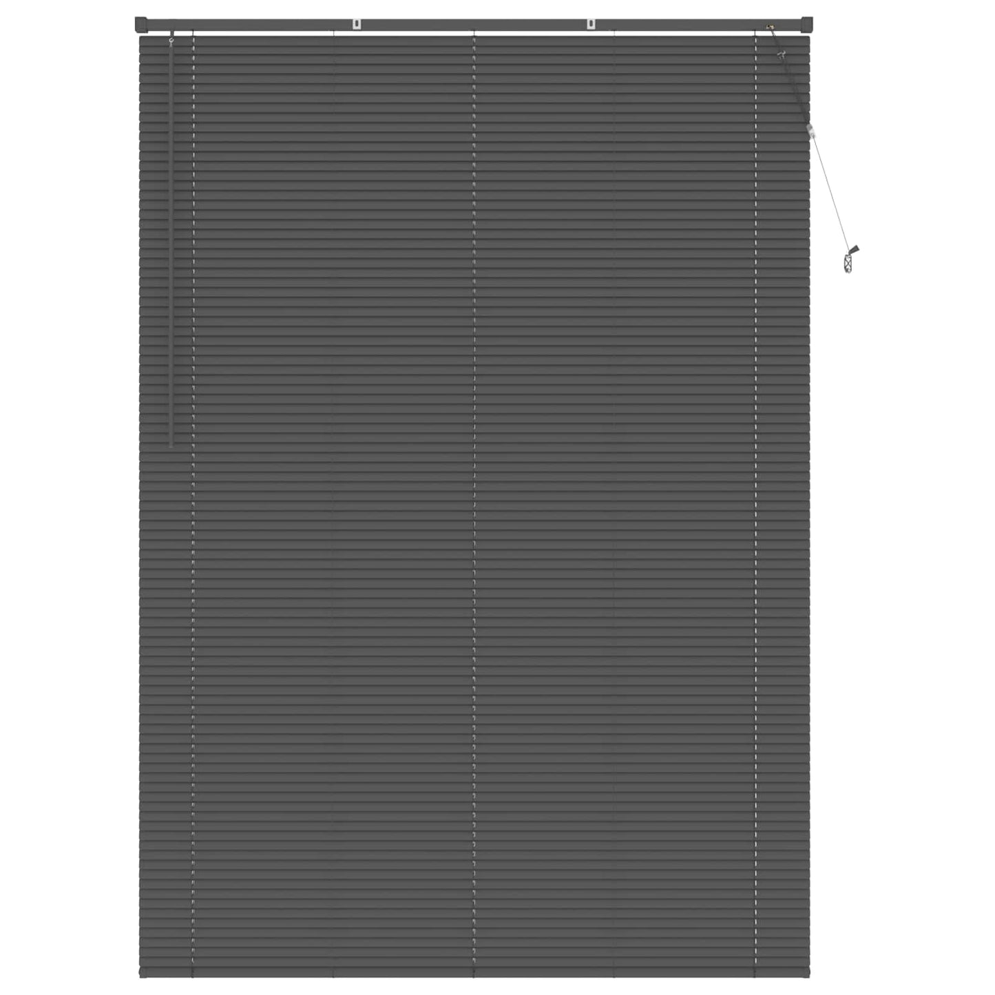 vidaXL Βενετσιάνικη Σκίαση Ασημί Γκρι 213 x 160 εκ PVC