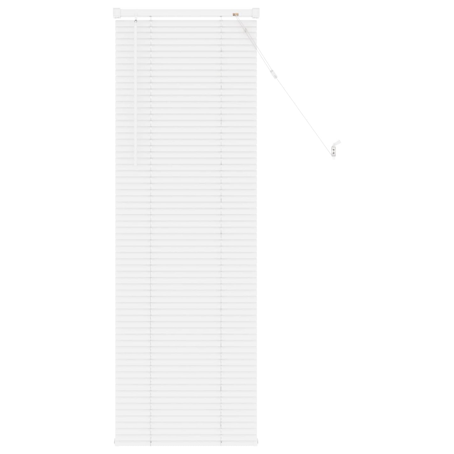 vidaXL Βενετσιάνικη Σκίαση Λευκός 150 x 60 εκ PVC