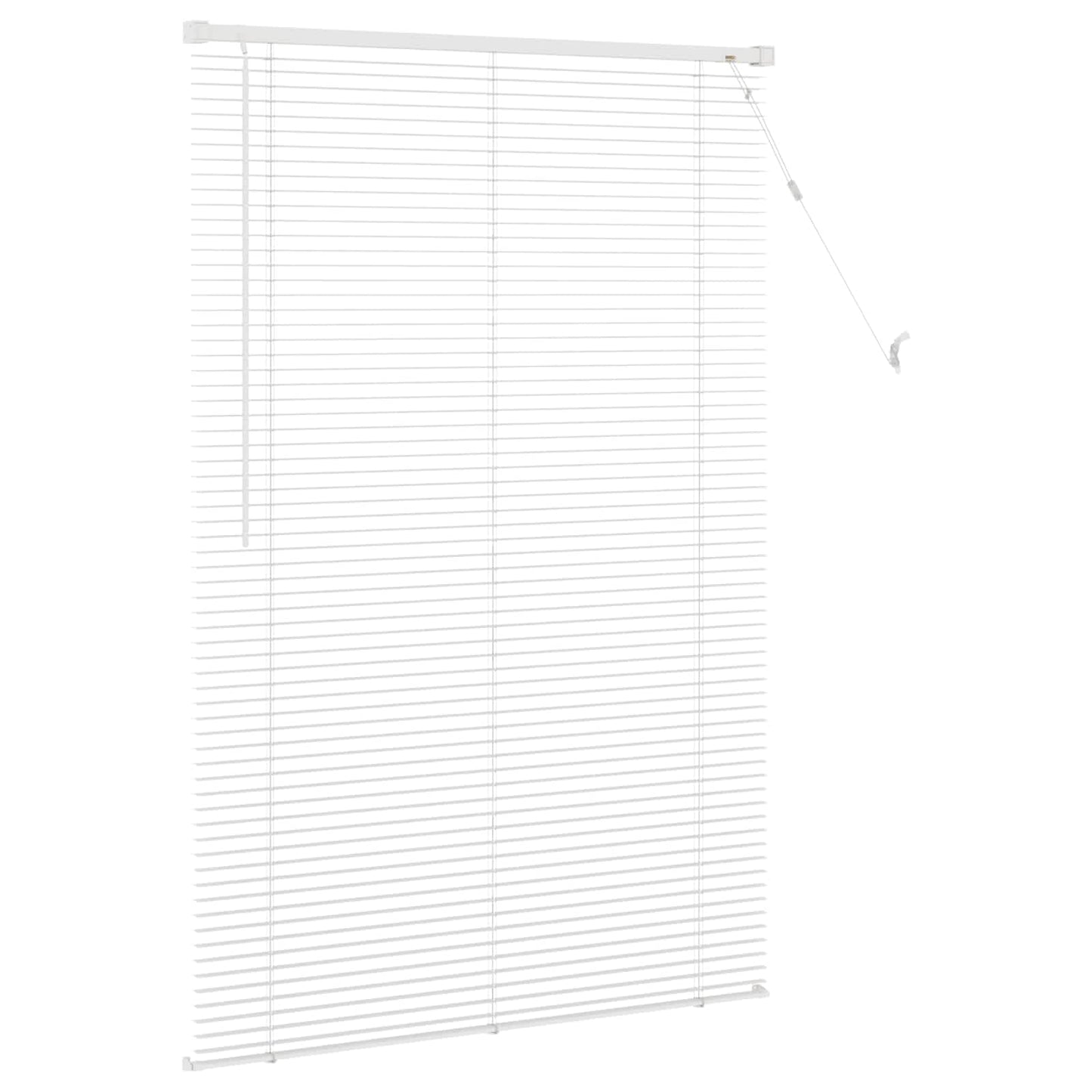 vidaXL Βενετσιάνικη Σκίαση Λευκός 150 x 70 cm PVC