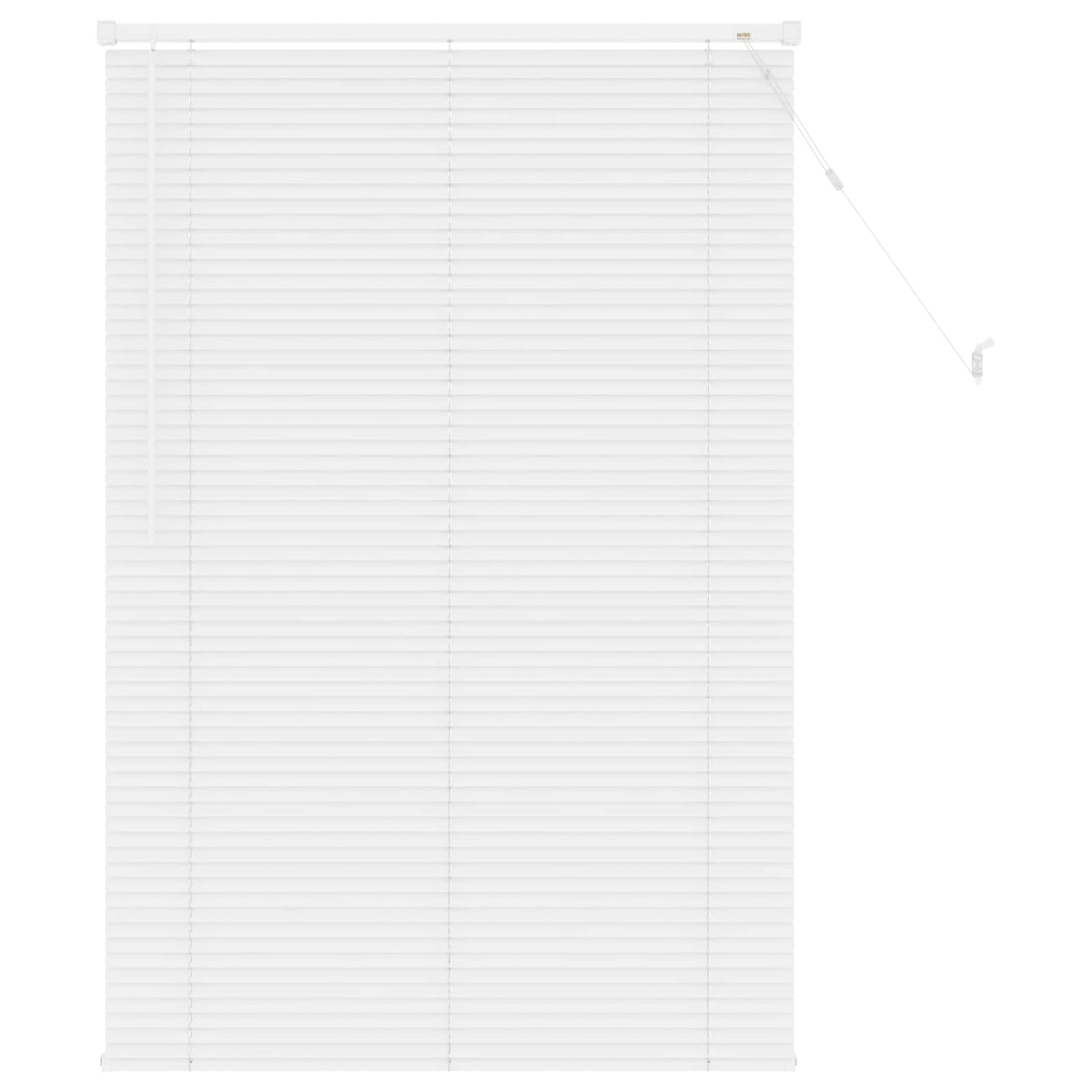vidaXL Βενετσιάνικη Σκίαση Λευκός 150 x 70 cm PVC