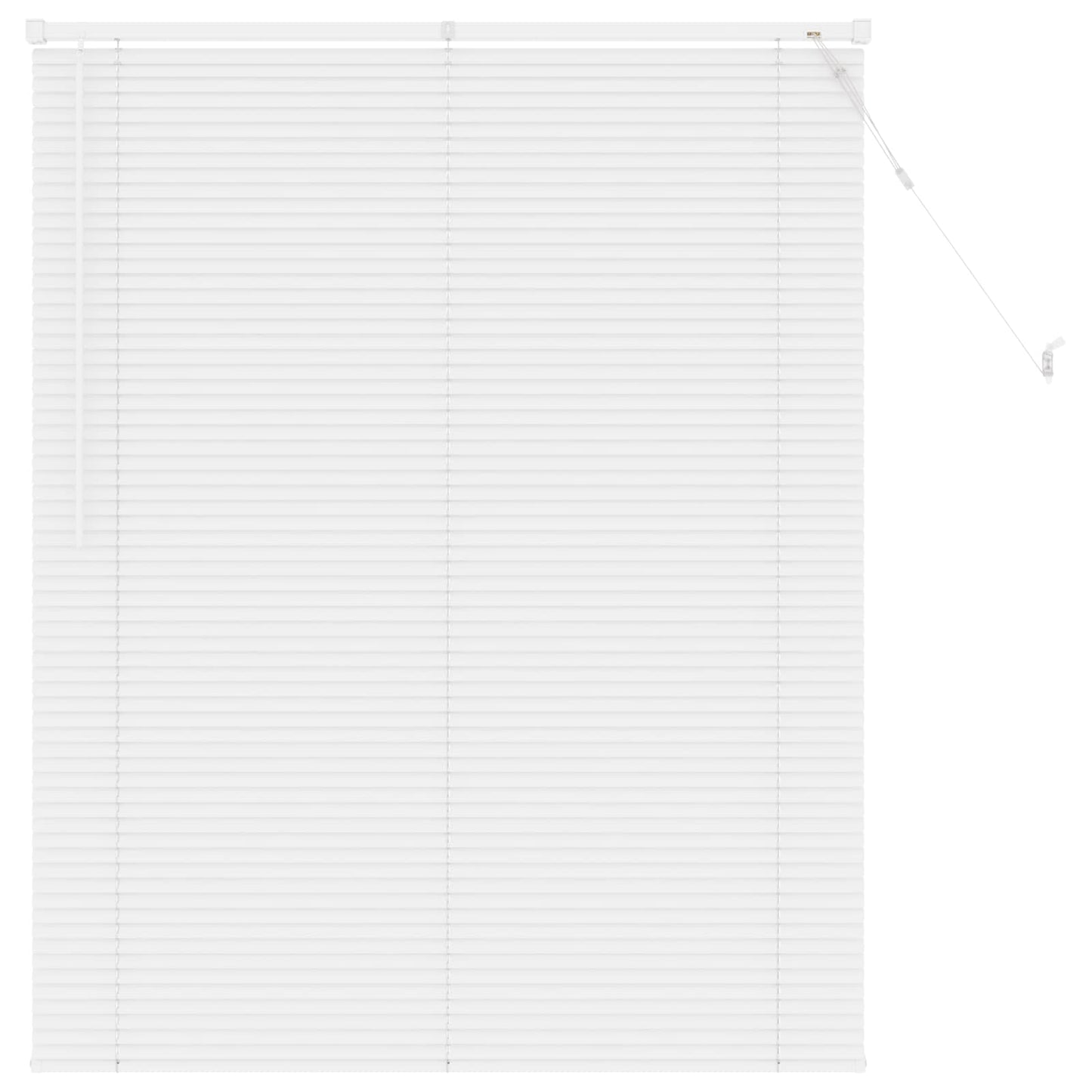 vidaXL Βενετσιάνικη Σκίαση Λευκός 150 x 110 εκ PVC
