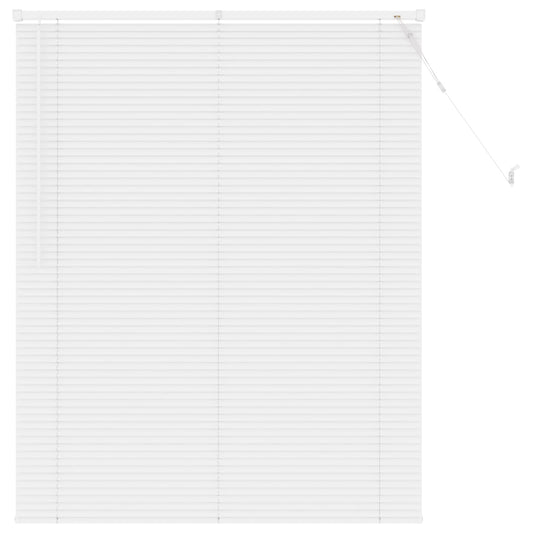 vidaXL Βενετσιάνικη Σκίαση Λευκός 150 x 110 εκ PVC