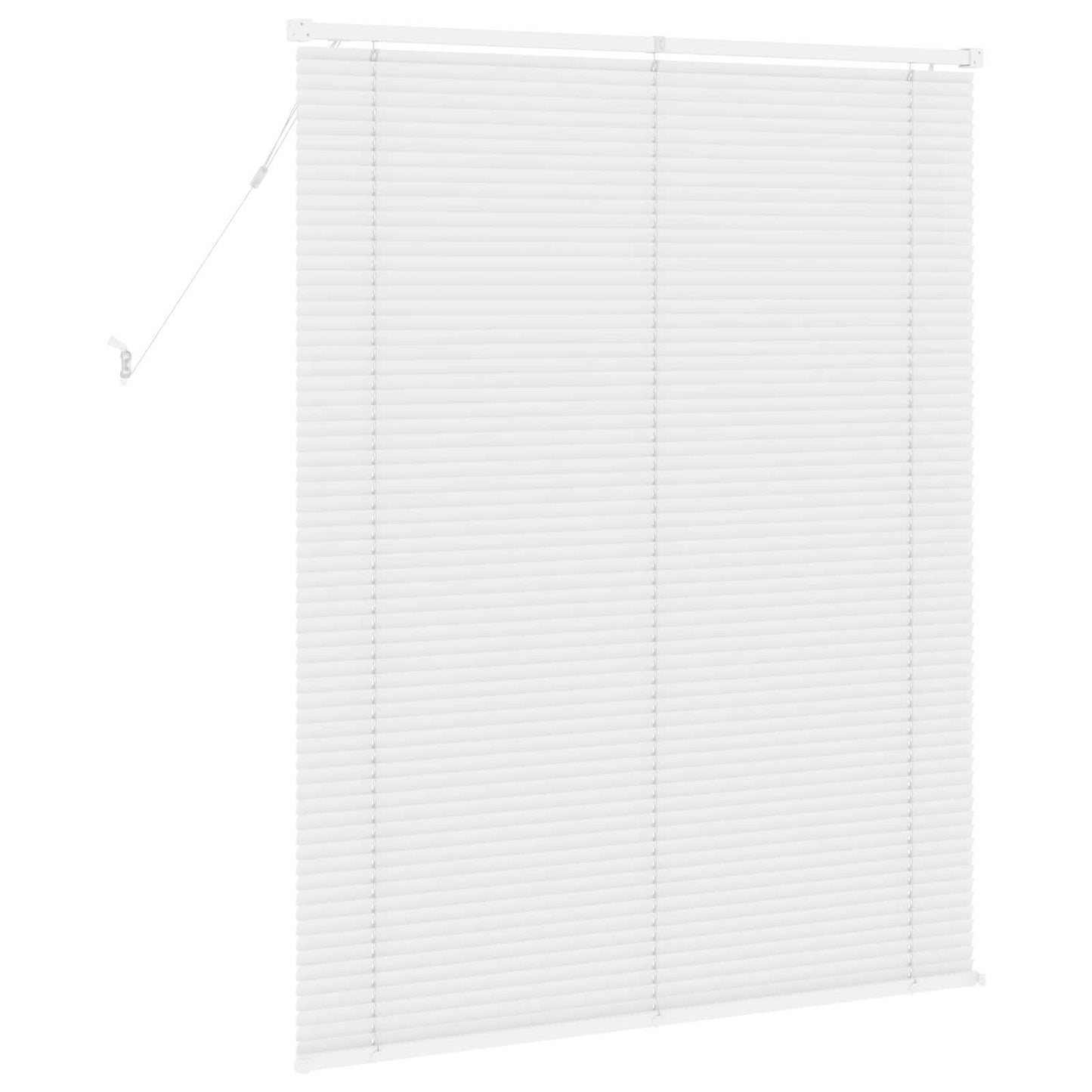 vidaXL Βενετσιάνικη Σκίαση Λευκός 150 x 120 cm PVC