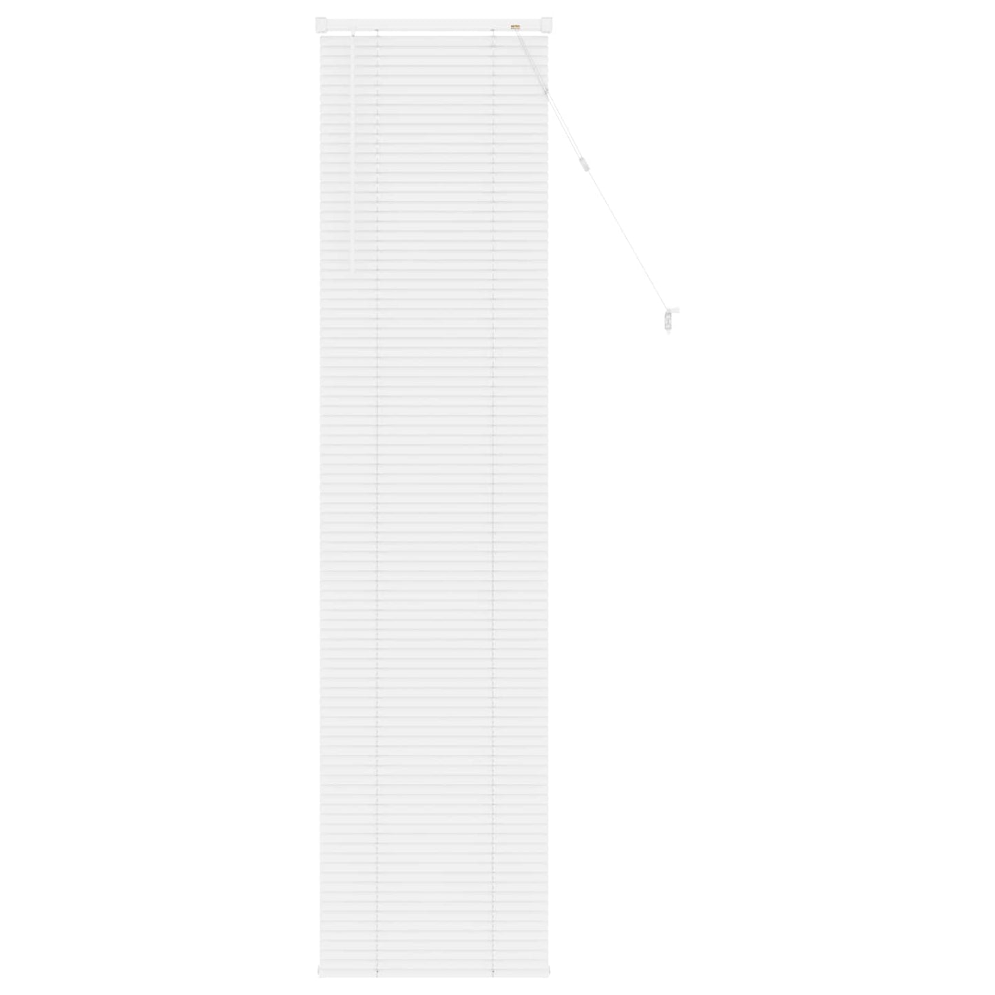 vidaXL Βενετσιάνικη Σκίαση Λευκός 213 x 50 εκ PVC
