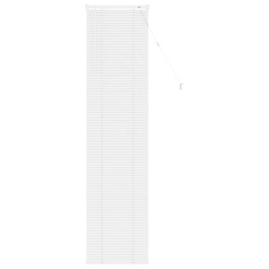 vidaXL Βενετσιάνικη Σκίαση Λευκός 213 x 50 εκ PVC