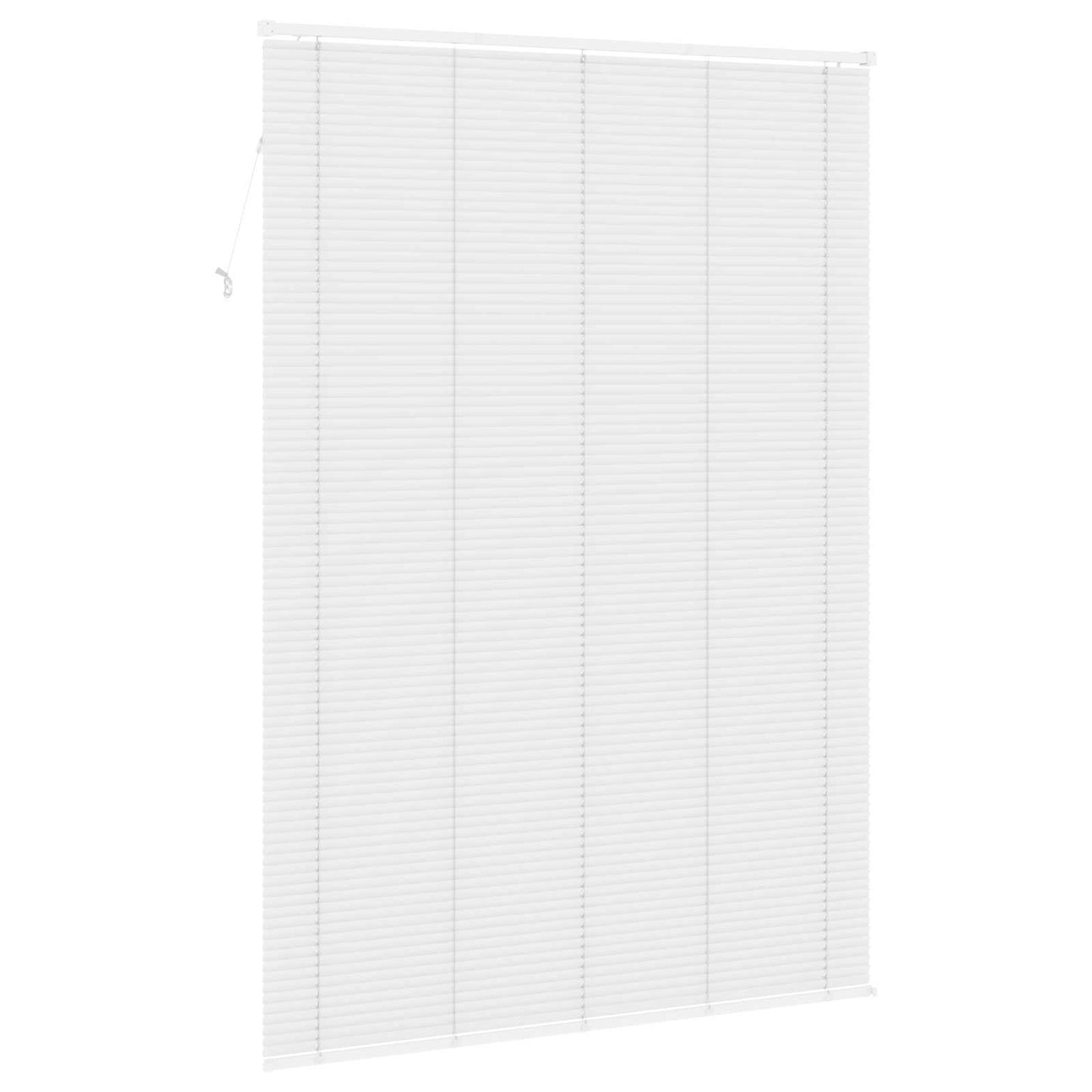 vidaXL Βενετσιάνικη Σκίαση Λευκός 213 x 130 εκ PVC
