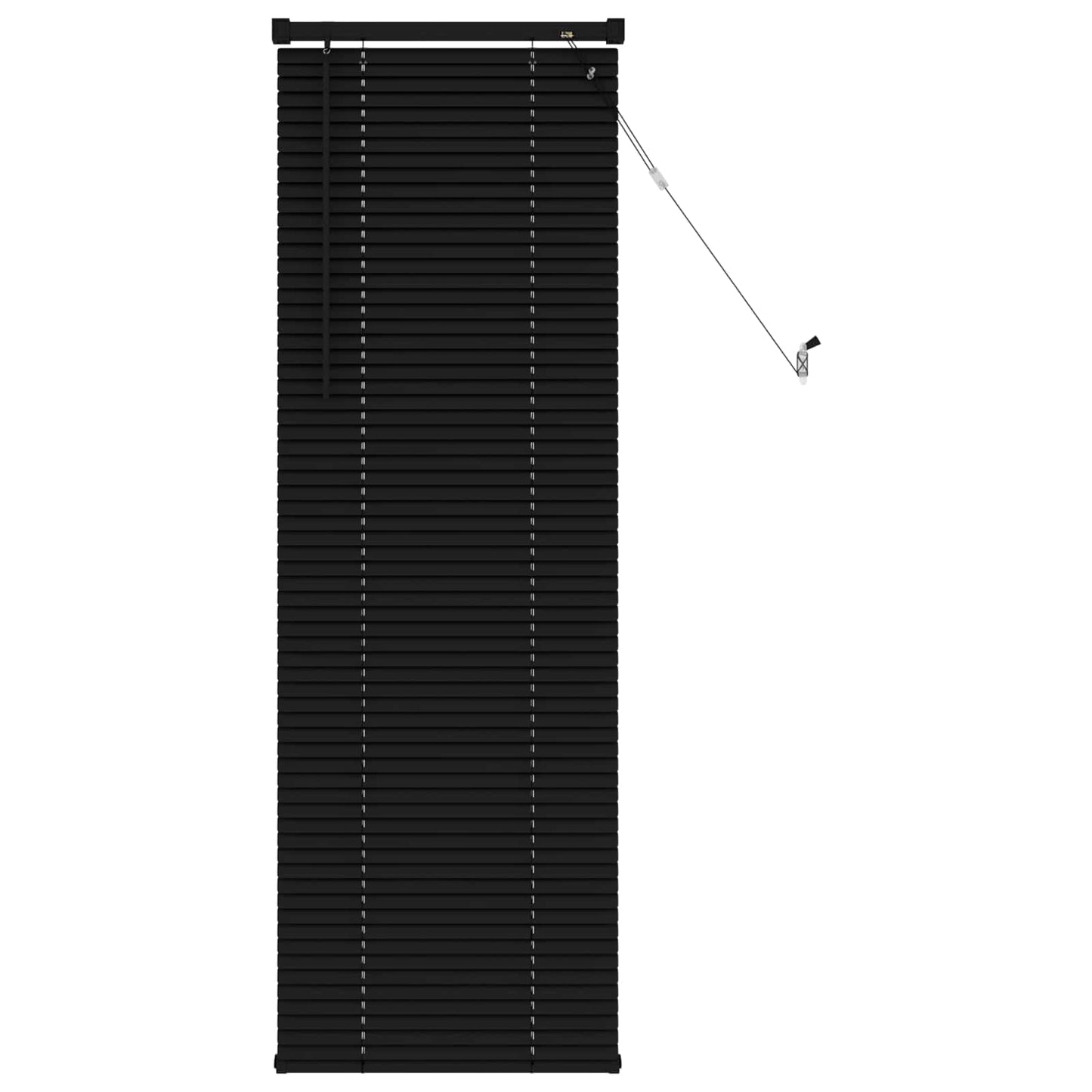 vidaXL Βενετσιάνικη Σκίαση Μαύρο 150 x 60 εκ PVC