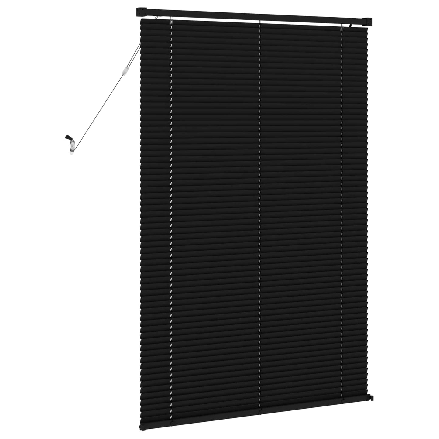 vidaXL Βενετσιάνικη Σκίαση Μαύρο 150 x 100 cm PVC