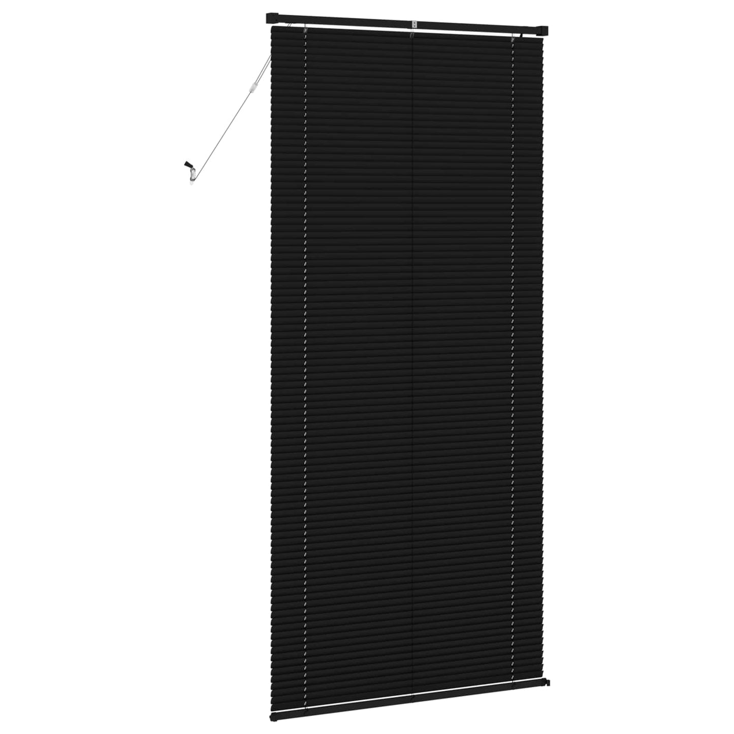 vidaXL Βενετσιάνικη Σκίαση Μαύρο 213 x 80 εκ PVC