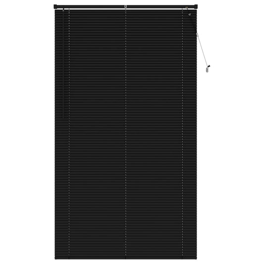 vidaXL Βενετσιάνικη Σκίαση Μαύρο 213 x 110 εκ PVC
