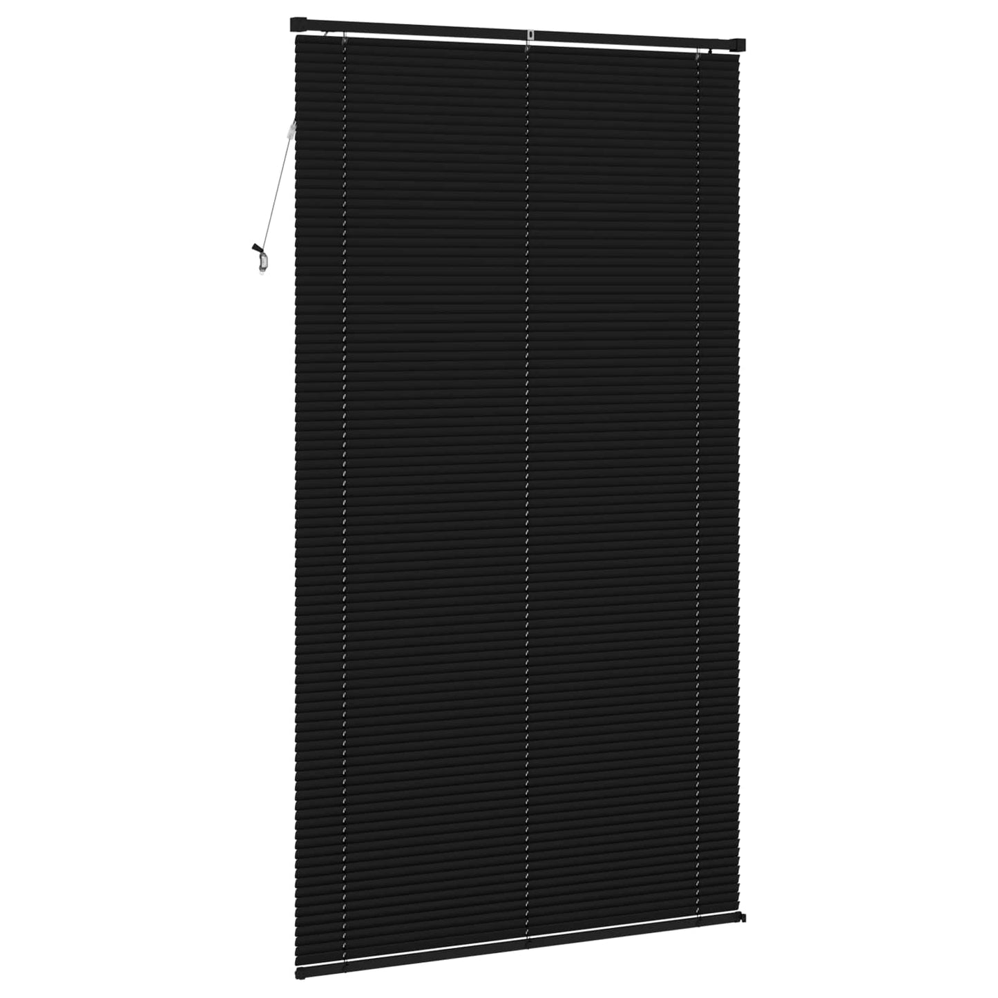 vidaXL Βενετσιάνικη Σκίαση Μαύρο 213 x 120 εκ PVC