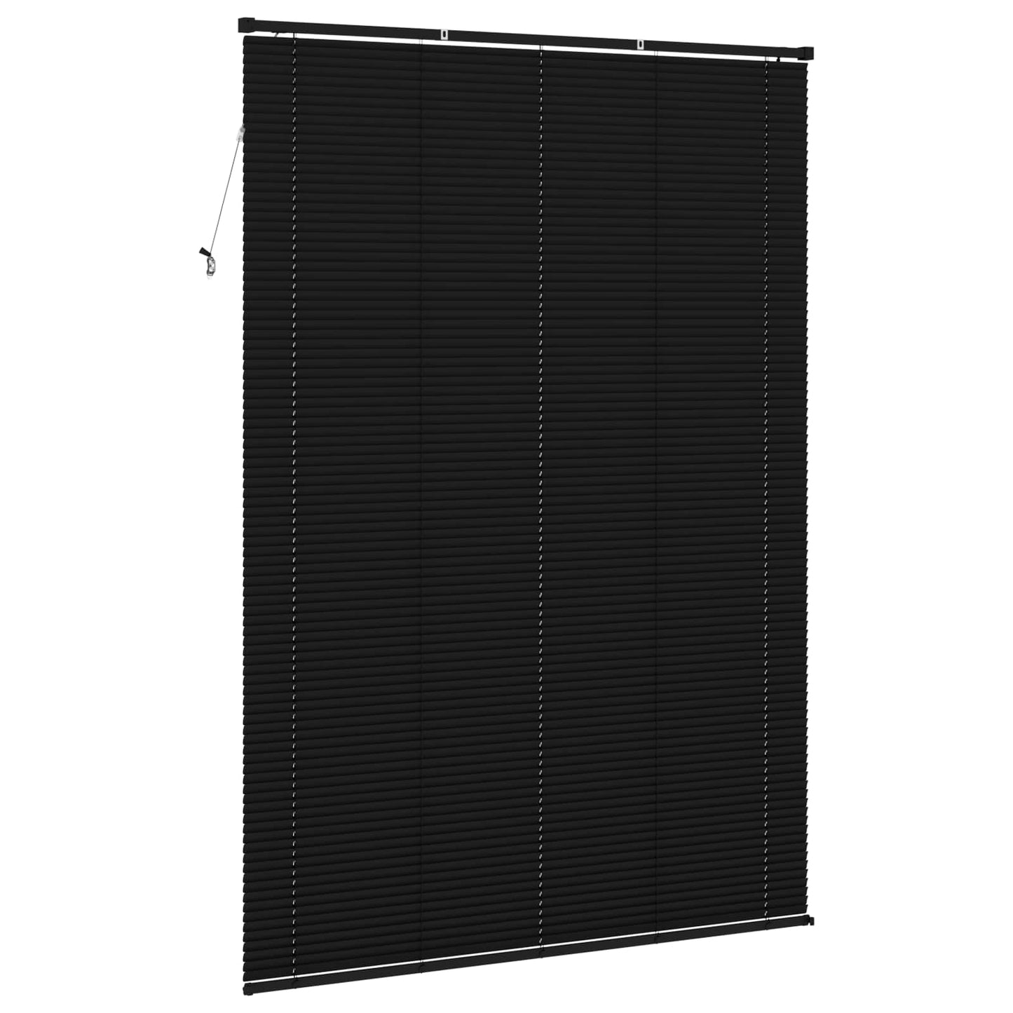 vidaXL Βενετσιάνικη Σκίαση Μαύρο 213 x 150 εκ PVC