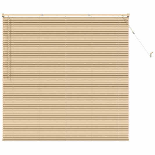 vidaXL Βενετσιάνικη Σκίαση Ανοιχτό Καφέ με Σχέδιο 150 x 140 εκ. PVC