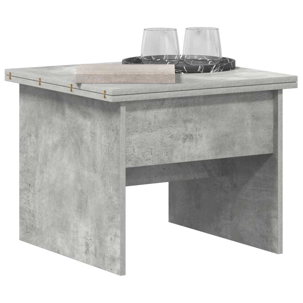 vidaXL Τραπεζάκι σαλονιού Σκυρόδεμα Γκρι 55 x 54,5 x 45 εκ