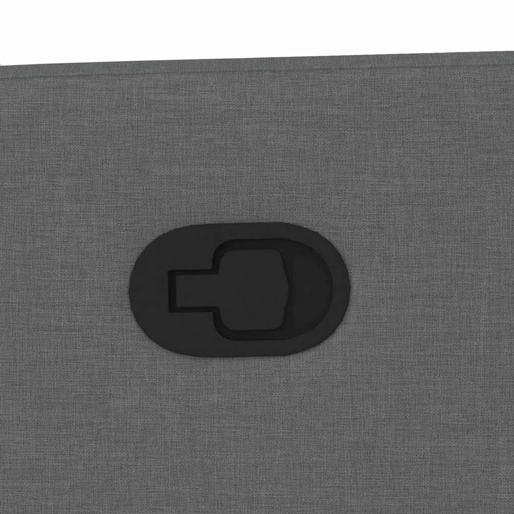 vidaXL Ανακλινόμενη πολυθρόνα Σκούρο Γκρι 69 x 86 x 100 εκ ύφασμα