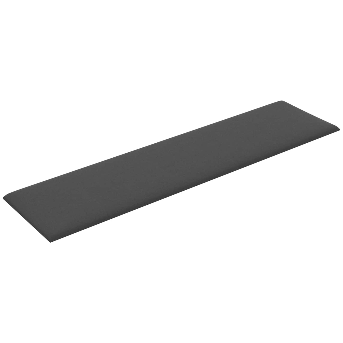 vidaXL Κεφαλάρι Τοίχου 12 pcs Σκούρο Γκρι 60 x 15 cm ύφασμα