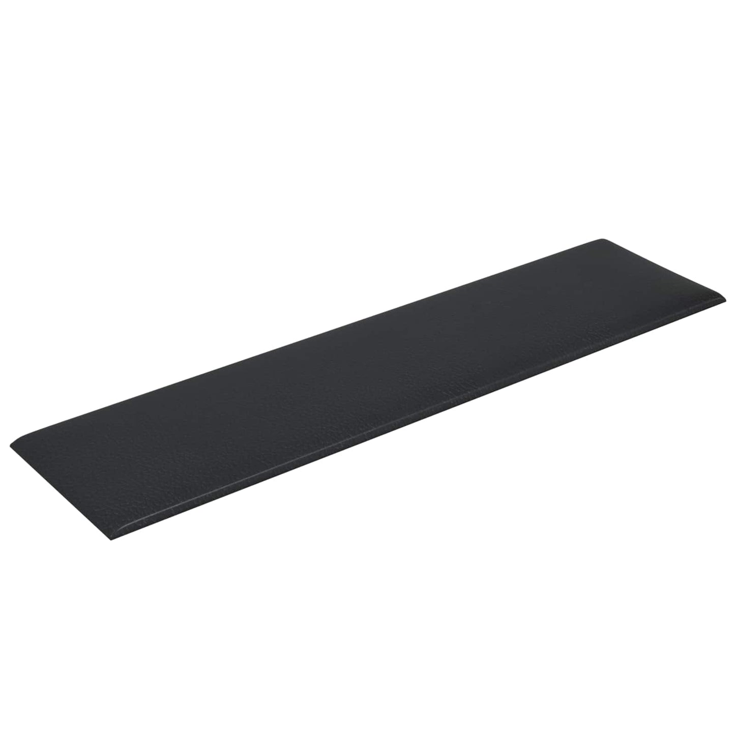 vidaXL Κεφαλάρι Τοίχου 12 pcs Μαύρο 60 x 15 cm ύφασμα