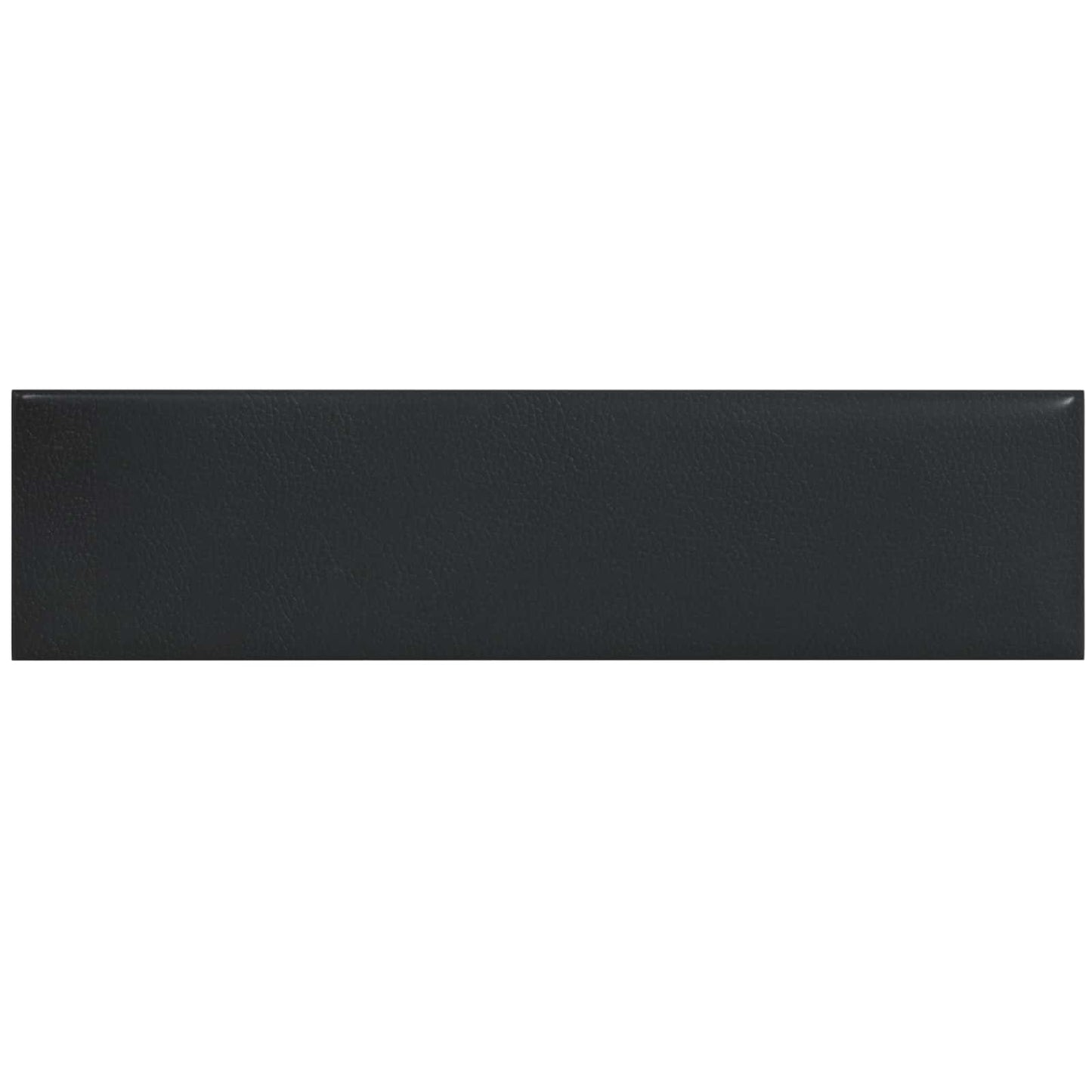 vidaXL Κεφαλάρι Τοίχου 12 pcs Μαύρο 60 x 15 cm ύφασμα