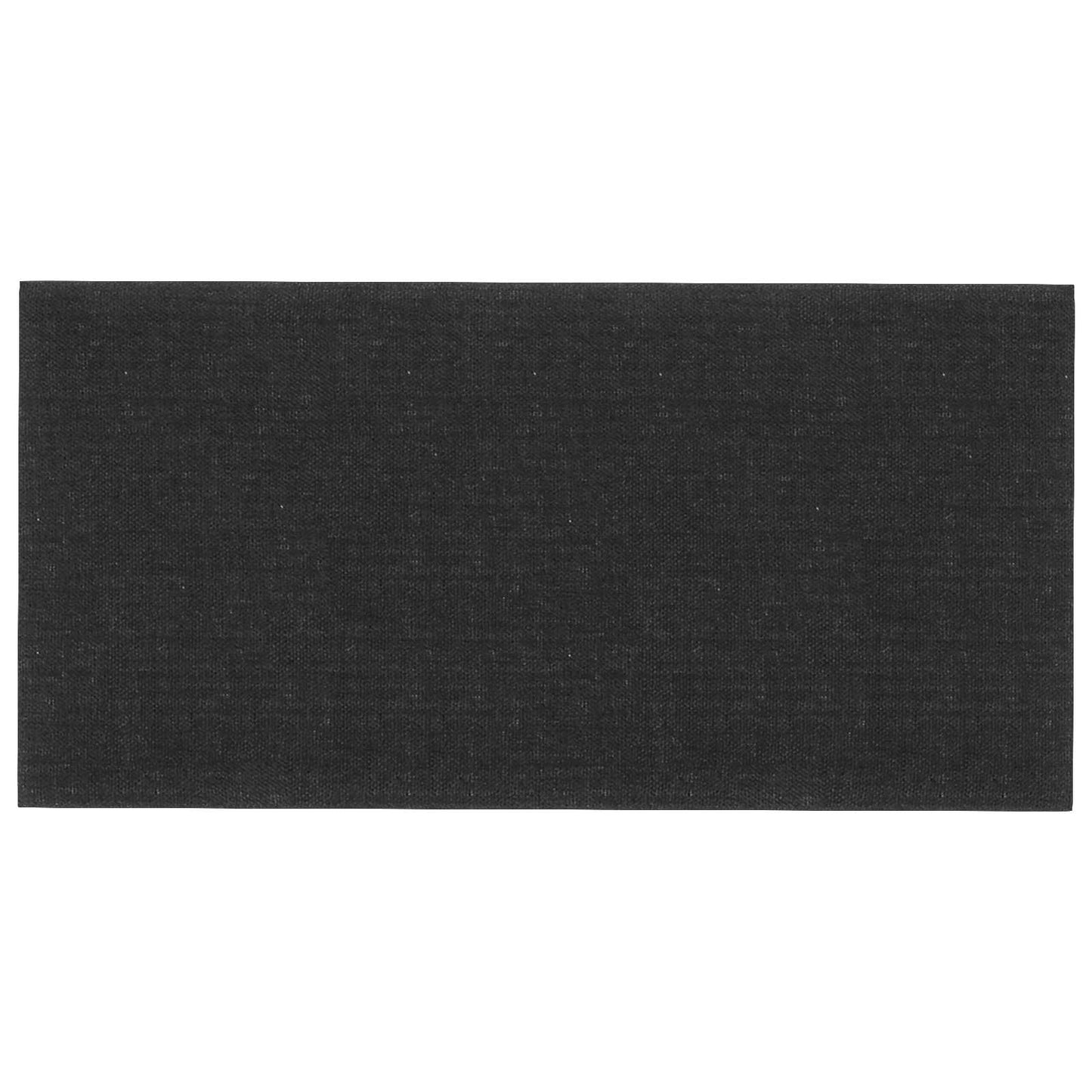 vidaXL Κεφαλάρι Τοίχου 12 pcs 60 x 30 cm Μαύρο ύφασμα