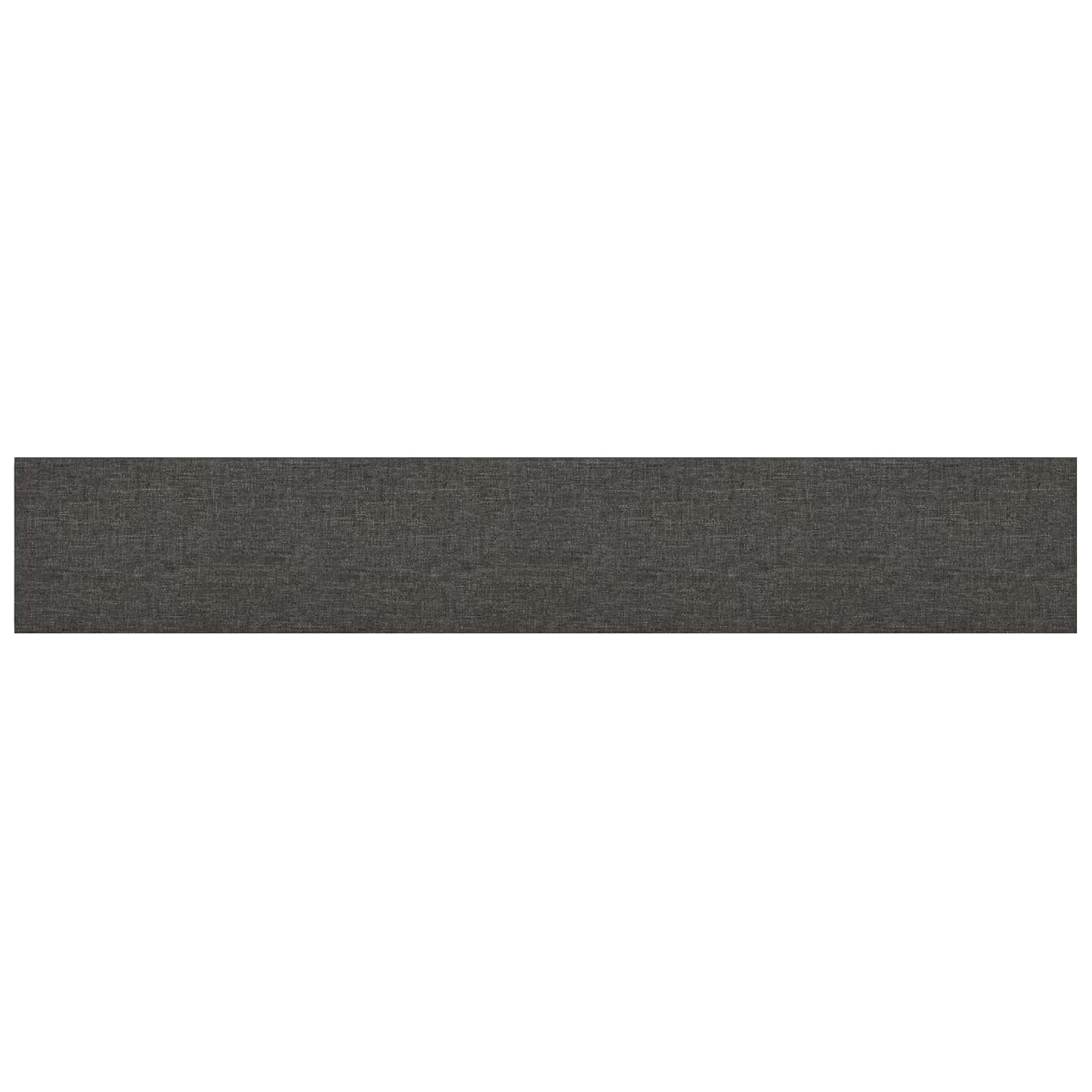 vidaXL Κεφαλάρι Τοίχου 12 pcs 90 x 15 cm Σκούρο Γκρι ύφασμα