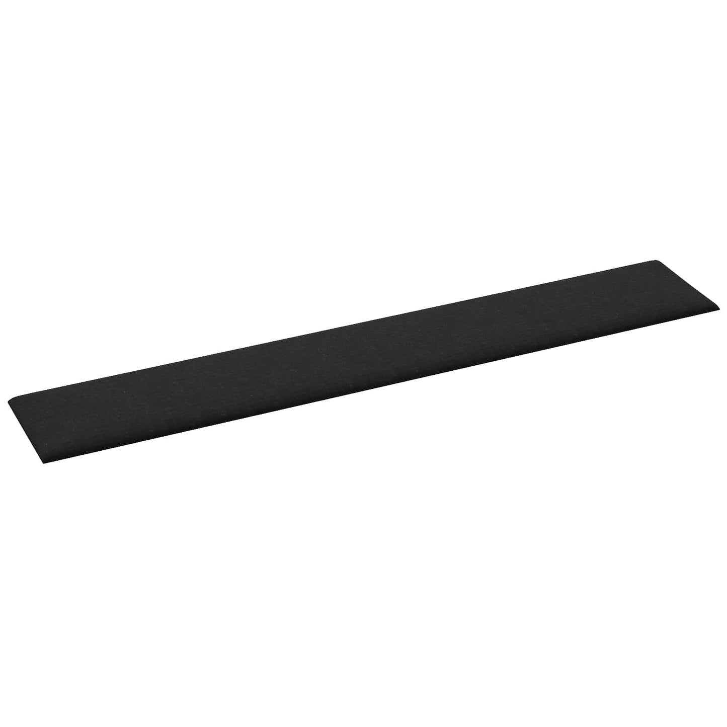 vidaXL Κεφαλάρι Τοίχου 12 pcs Μαύρο 90 x 15 cm ύφασμα
