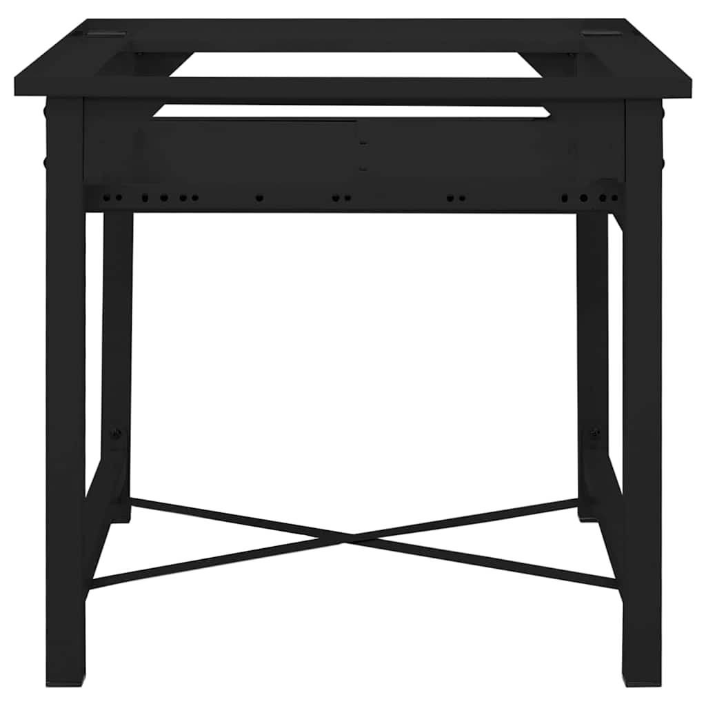 vidaXL Βάση Πλυντηρίου Ρούχων Μαύρο 60 x 56 x 52 εκ Ατσάλι