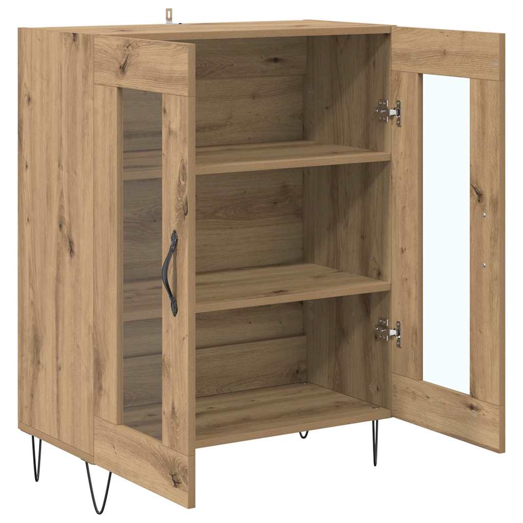 vidaXL Πλαϊνό γραφείο Artisan Oak 69,5 x 34 x 90 εκ.