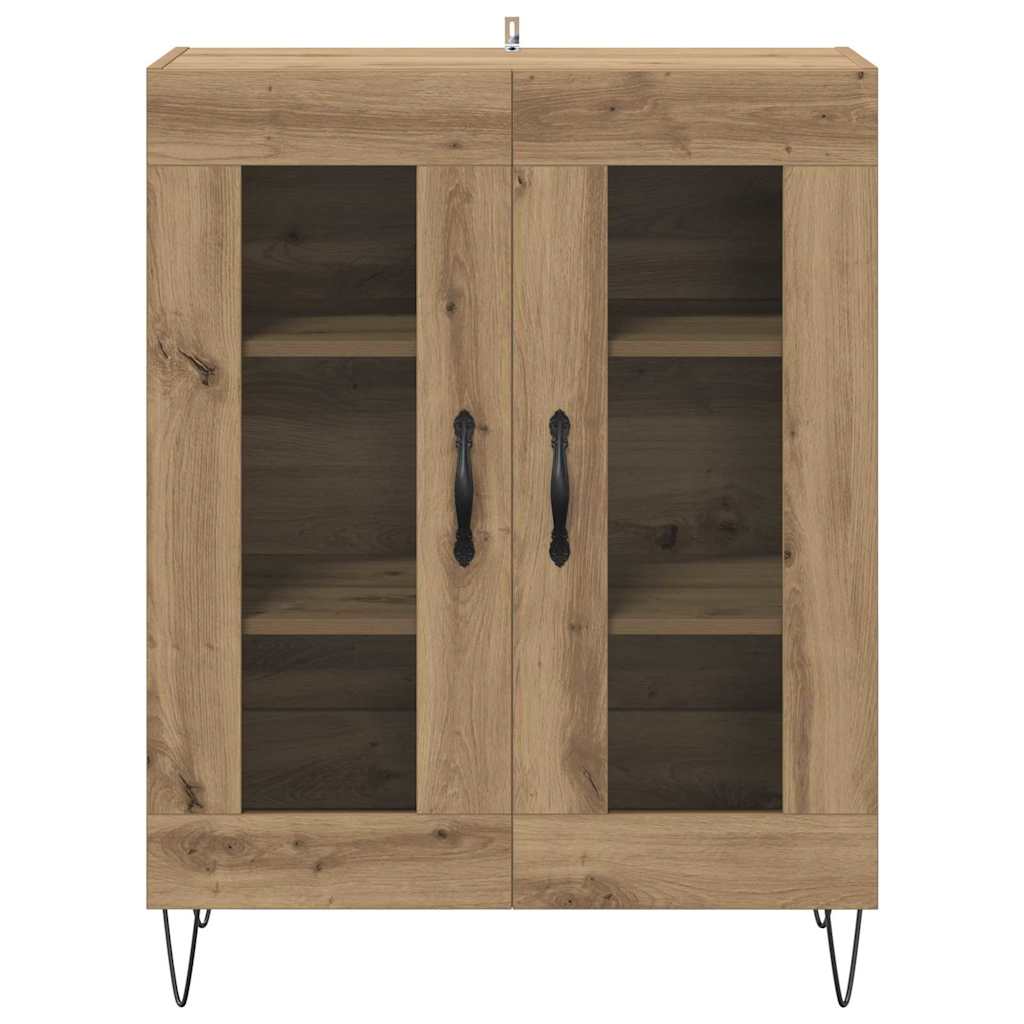 vidaXL Πλαϊνό γραφείο Artisan Oak 69,5 x 34 x 90 εκ.