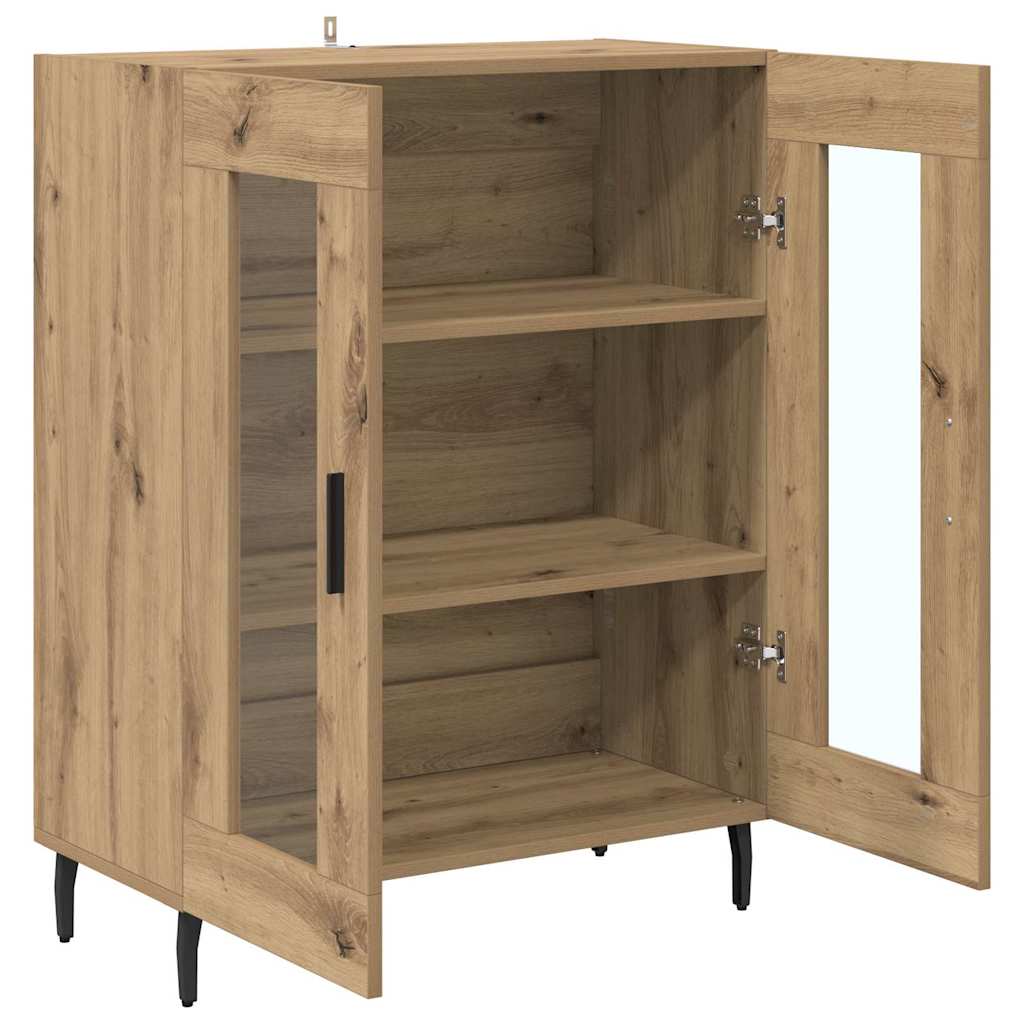 vidaXL Πλαϊνό γραφείο Artisan Oak 69,5 x 34 x 90 εκ.