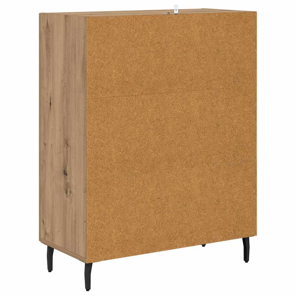 vidaXL Πλαϊνό γραφείο Artisan Oak 69,5 x 34 x 90 εκ.