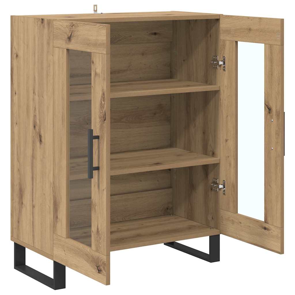 vidaXL Πλαϊνό γραφείο Artisan Oak 69,5 x 34 x 90 εκ.