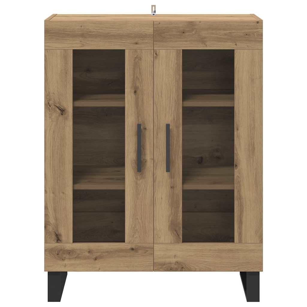 vidaXL Πλαϊνό γραφείο Artisan Oak 69,5 x 34 x 90 εκ.