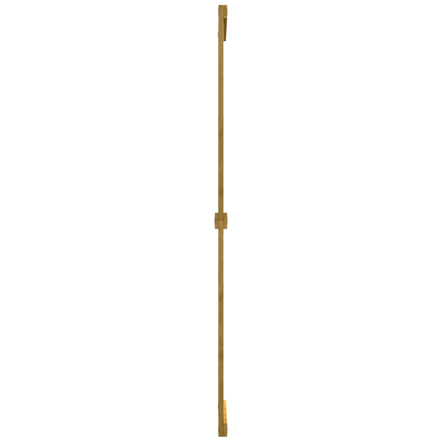 vidaXL Πόρτα αχυρώνα CORONA 100 x 210 cm Μασίφ Ξύλο Πεύκου Μέλι Καφέ