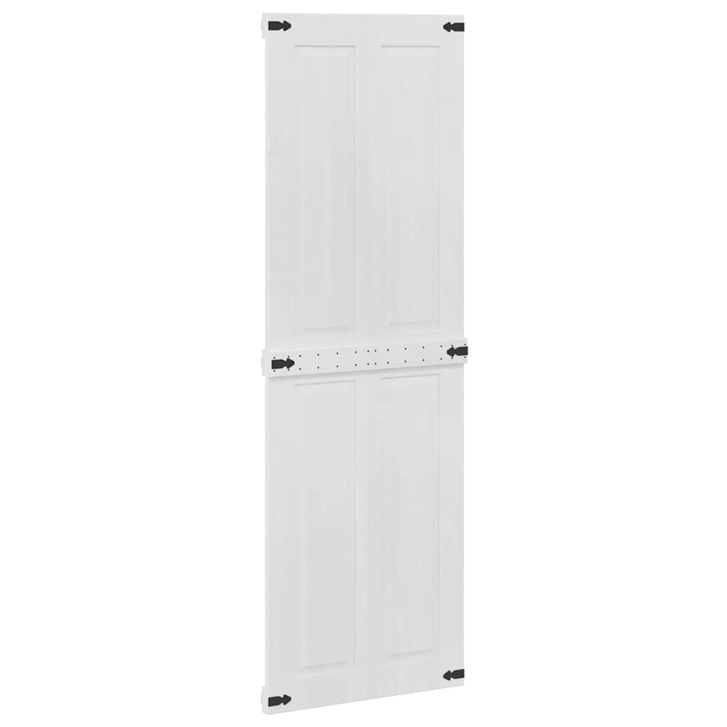 vidaXL Πόρτα αχυρώνα Corona 70 x 210 cm Μασίφ Ξύλο Πεύκου