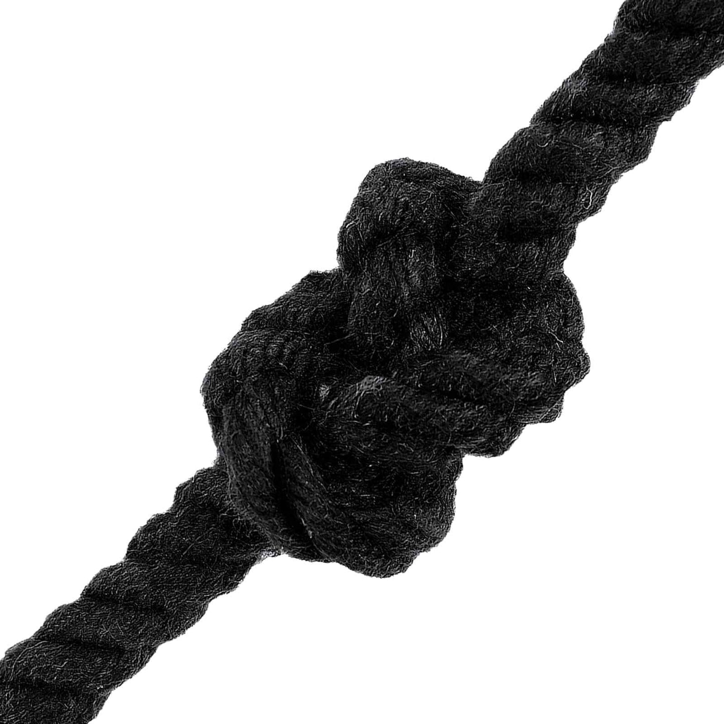 vidaXL Κωτόσχοινo 8 mm 50 m Μαύρο 100% Βαμβάκι