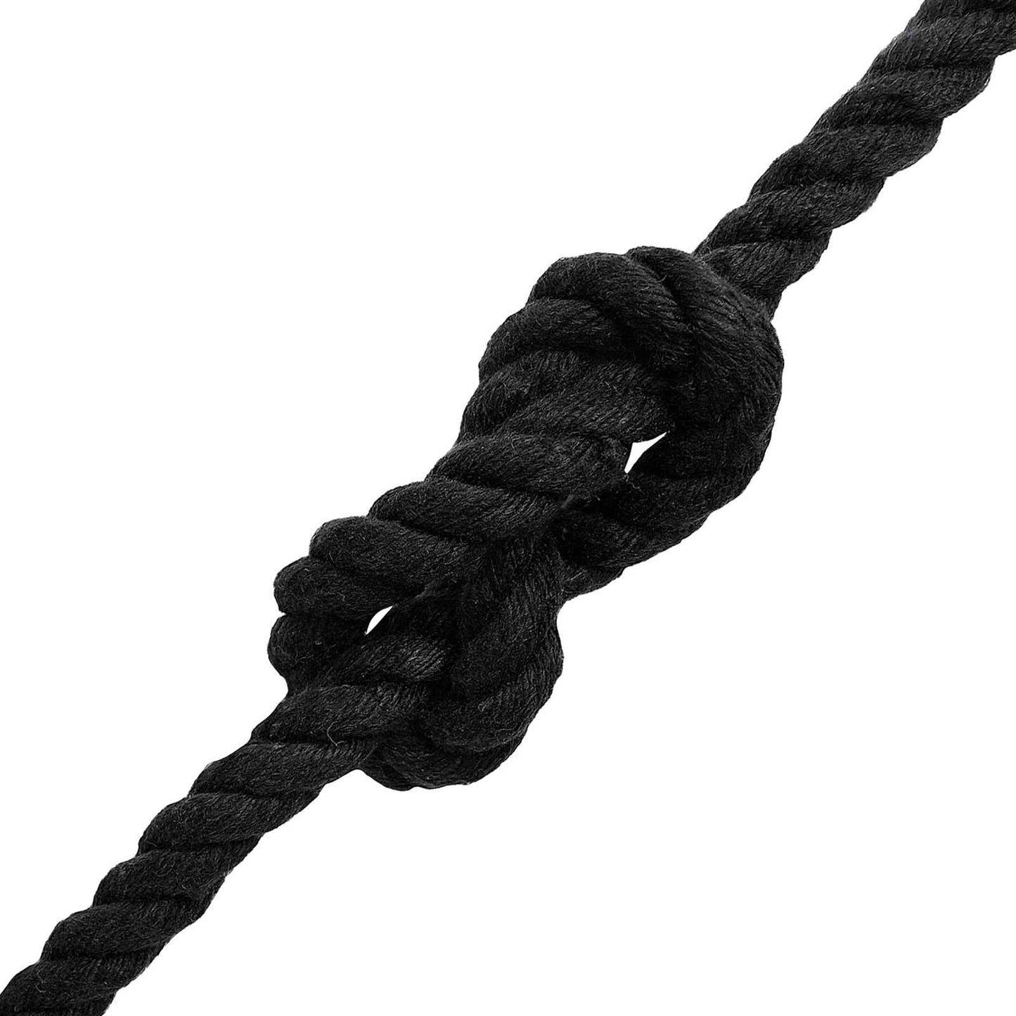 vidaXL Κωτόσχοινo 10 mm 250 m Μαύρο 100% Βαμβάκι