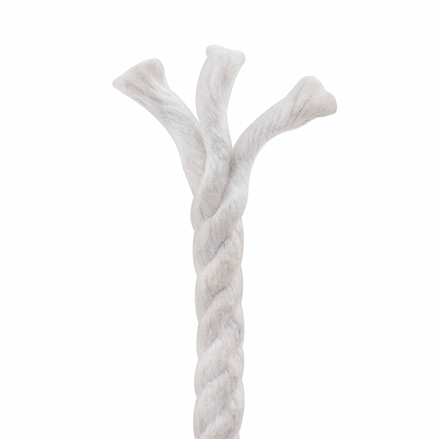 vidaXL Cotton Twine 4 mm 500 m Λευκό 100% Βαμβάκι