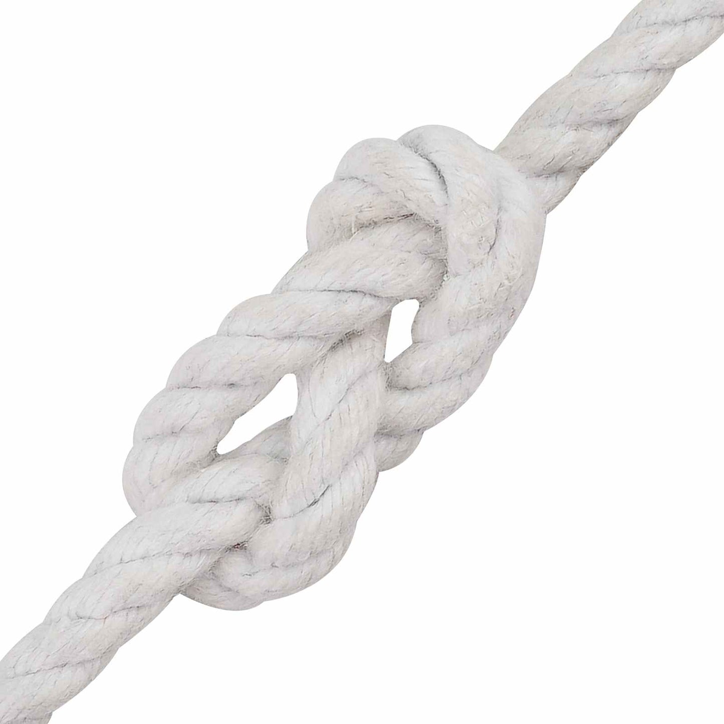 vidaXL Κωτόσχοινo 6 mm 500 m Λευκό 100% Βαμβάκι