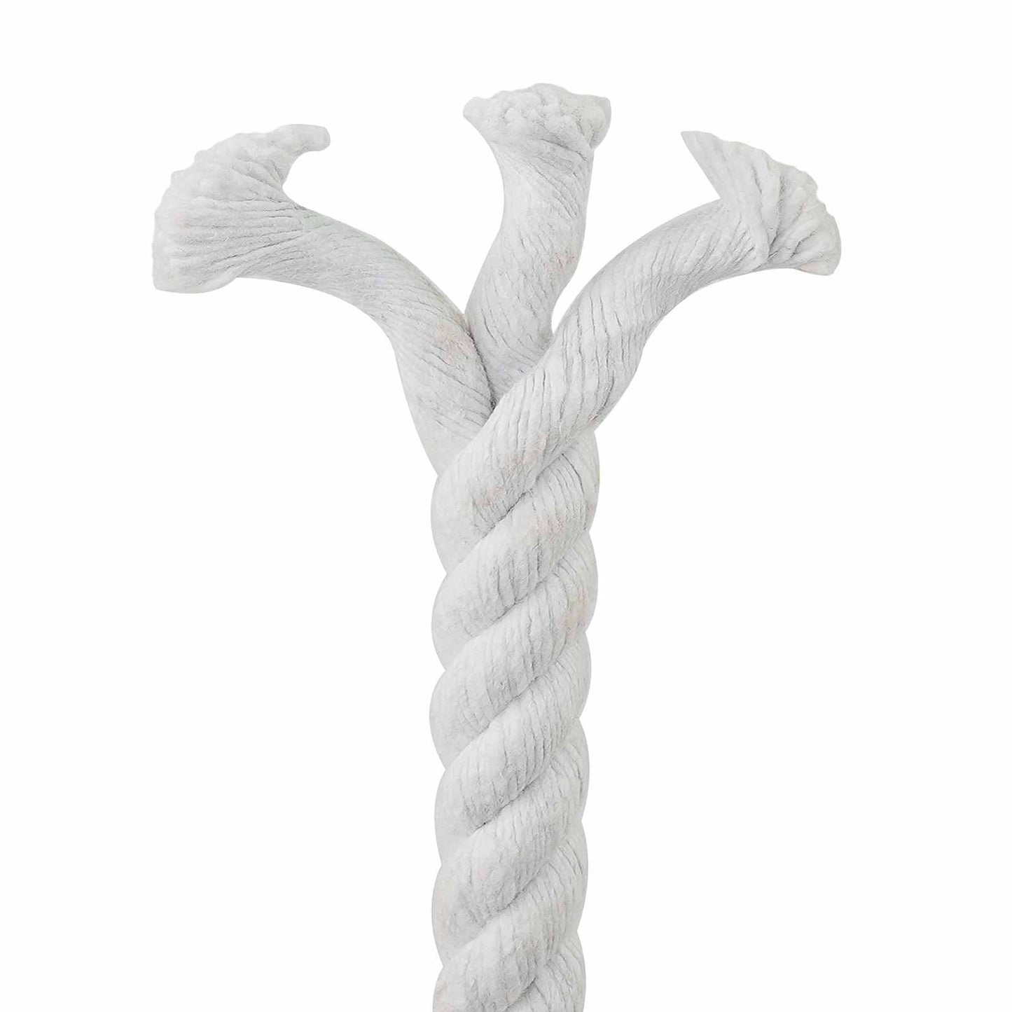 vidaXL Κωτόσχοινo 16 mm 25 m Λευκό 100% Βαμβάκι