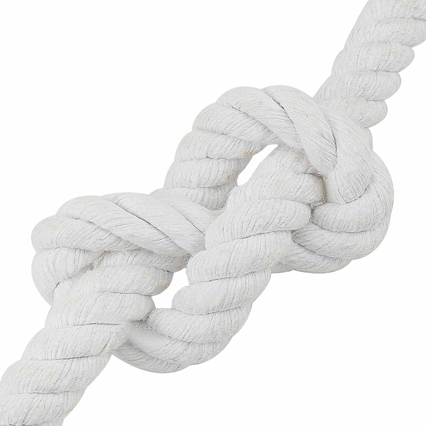 vidaXL Σχοινί Λευκό 2,4 x 2,4 x 2500 εκ Βαμβάκι