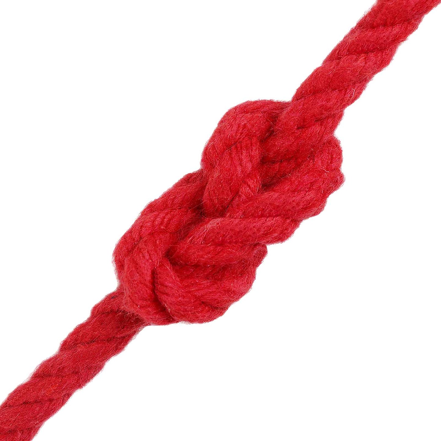 vidaXL Cotton Twine 4 mm 100 m Κόκκινο 100% Βαμβάκι