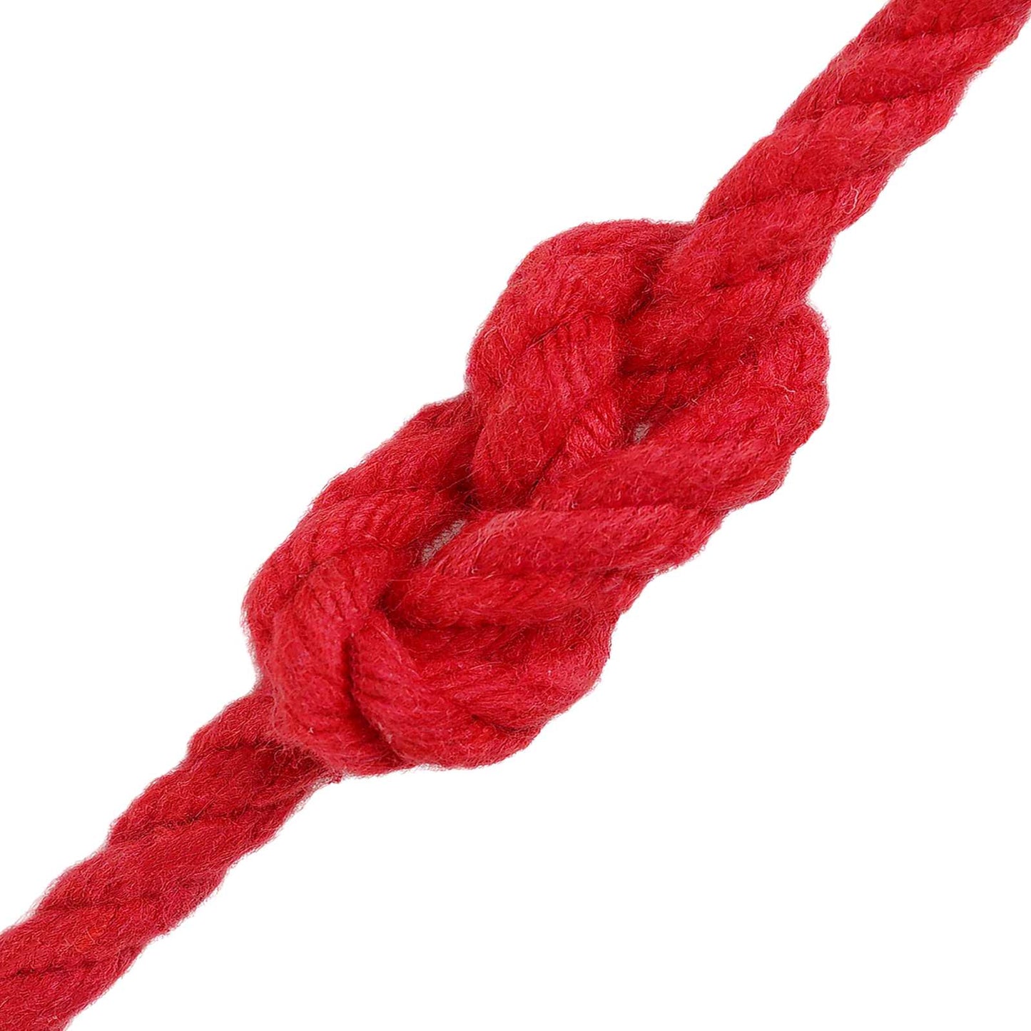 vidaXL Κωτόσχοινo 6 mm 50 m Κόκκινο 100% Βαμβάκι