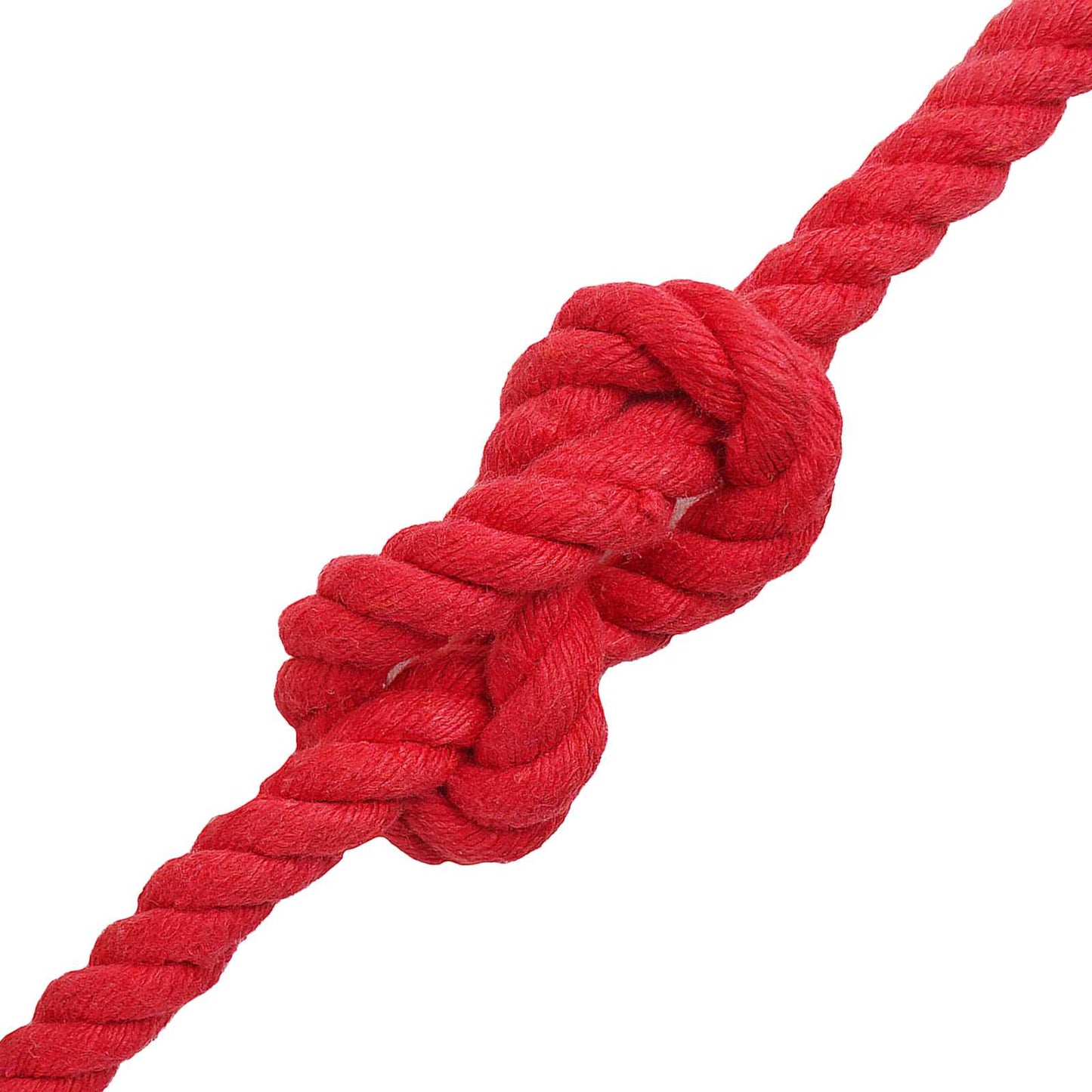 vidaXL Κωτόσχοινo 12 mm 50 m Κόκκινο 100% Βαμβάκι