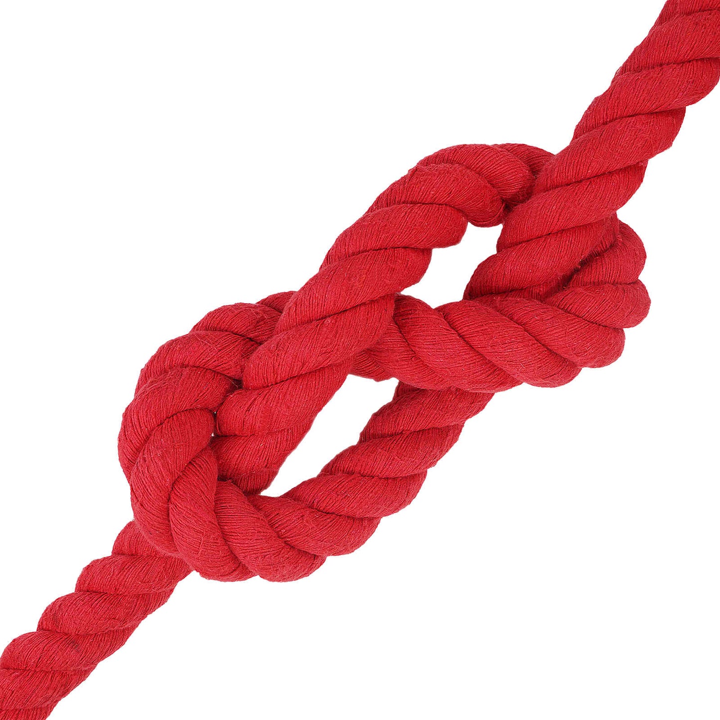 vidaXL Κωτόσχοινo 36 mm 5 m Κόκκινο 100% Βαμβάκι