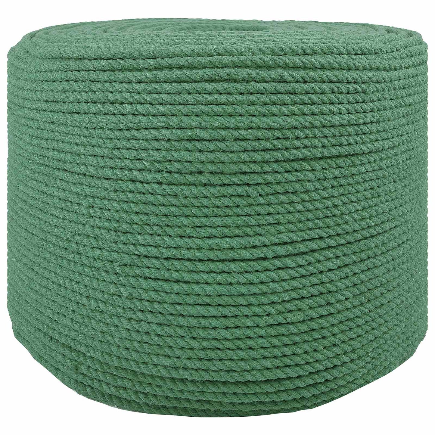 vidaXL Cotton Twine 4 mm 50 m Πράσινο 100% Βαμβάκι