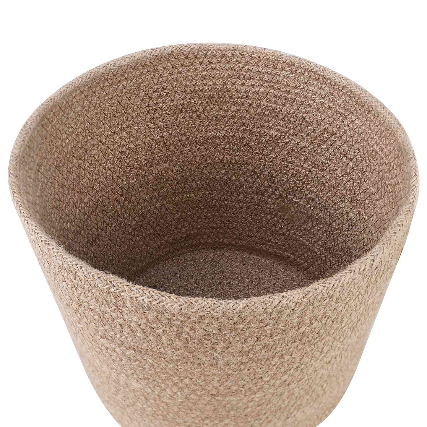 vidaXL Σετ Γλαστρών 2 pcs Φυσικό Ø 21 x 21 εκ 100% Γιούτα Τοσσά