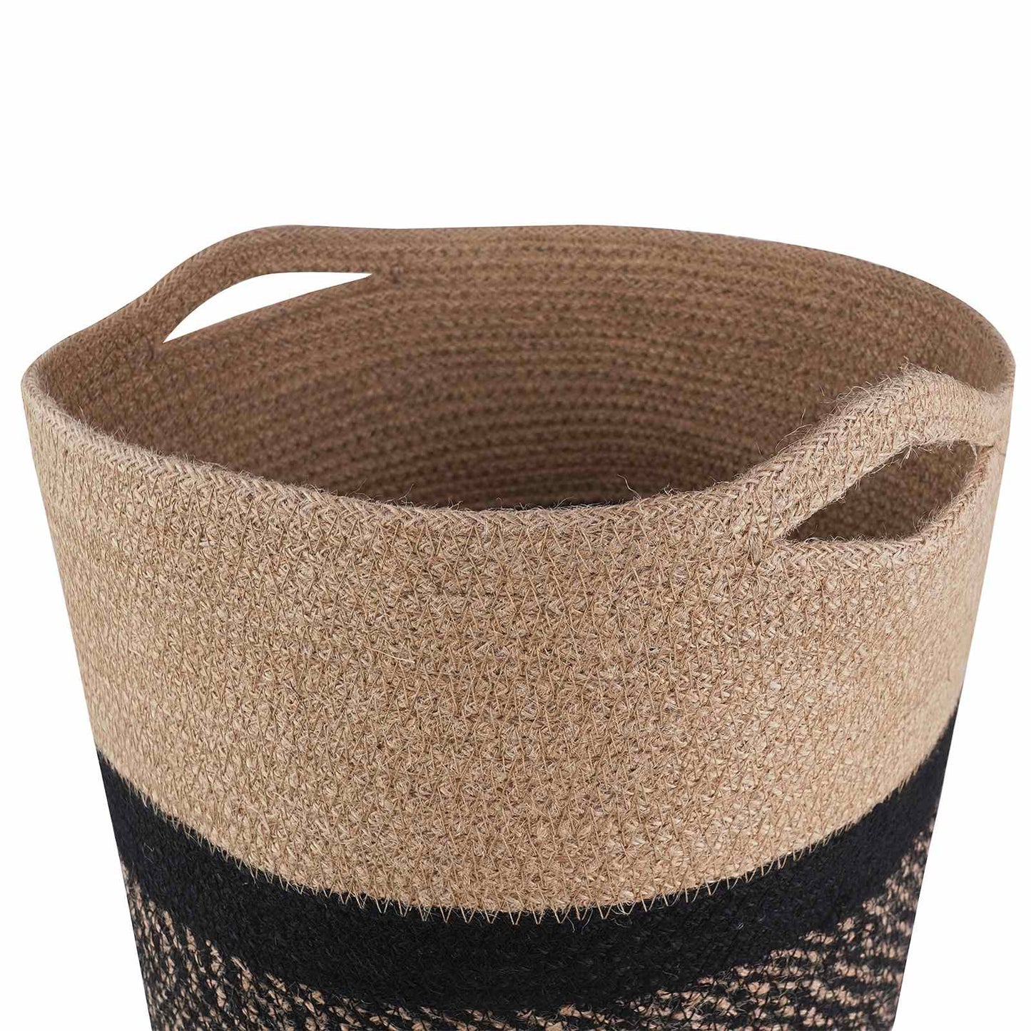 vidaXL Σετ Γλαστρών 2 pcs Φυσικό και Μαύρο Ø 28 x 28 εκ