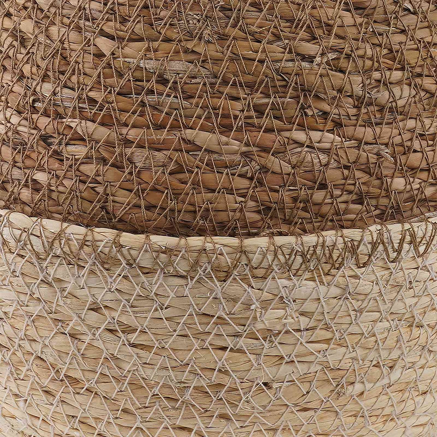 vidaXL Γλάστρα με Χερούλια 2 pcs Λευκό Ø 22 x 20 cm 100% Θαλασσόχορτο