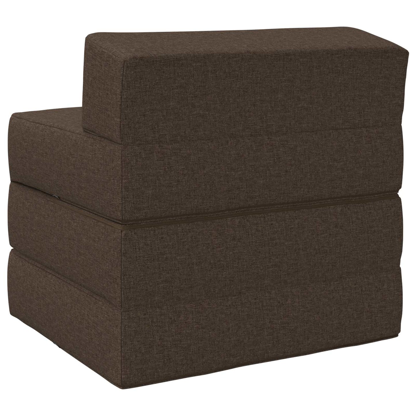 vidaXL Κρεβάτι Καναπέ Αναδιπλούμενο Taupe 200 x 70 x 15 εκ. Ύφασμα