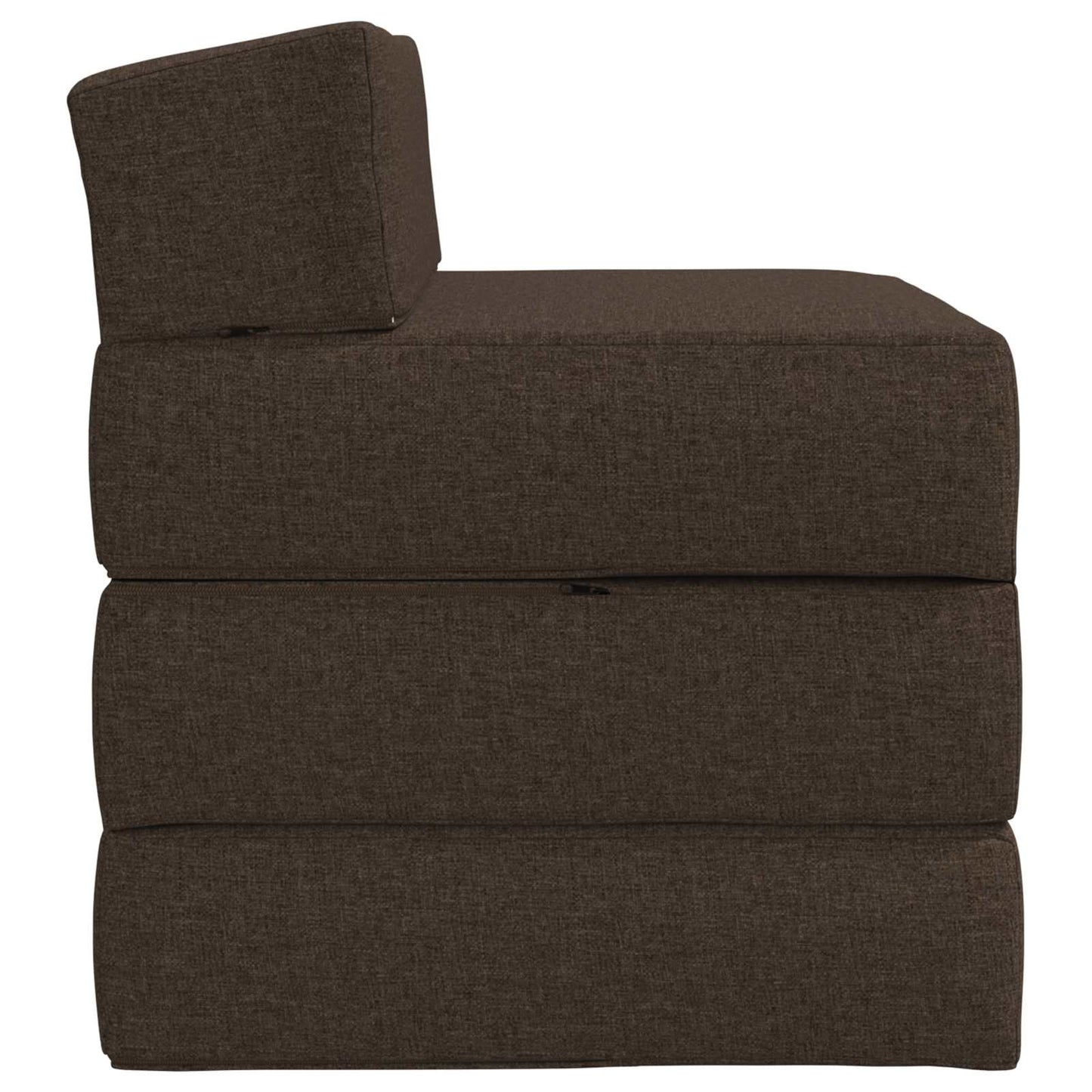 vidaXL Κρεβάτι Καναπέ Αναδιπλούμενο Taupe 200 x 70 x 15 εκ. Ύφασμα
